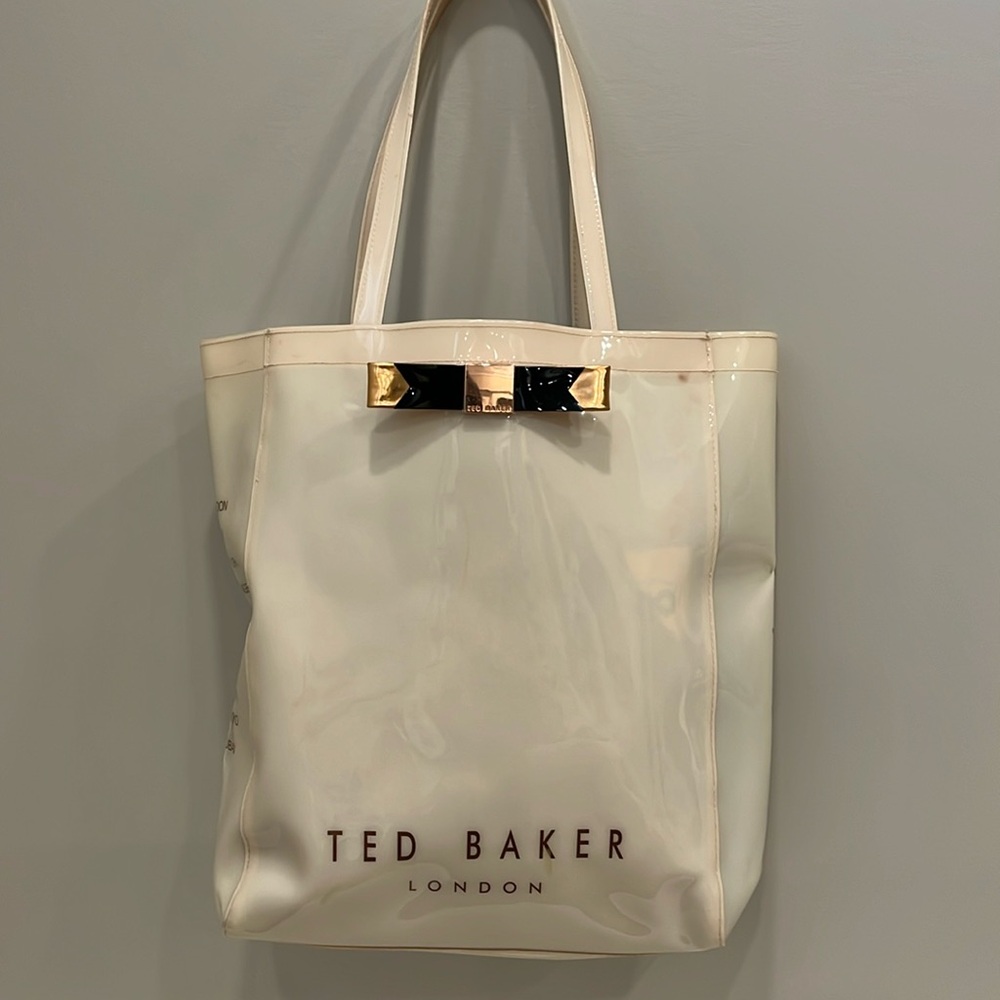 TED BAKER shoulder bag with rose gold accent bow
